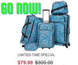 Ridgefield 5 Pc. Softside Luggage Set HOT Macys Deal!