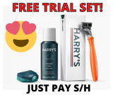 Harrys Razor FREE Trial Set! LIMITED TIME ONLY!