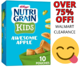 Kellogg’s Nutri-Grain Kids Soft Baked Mini Bars 75% off at Walmart!