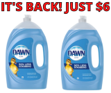 Big Bottles Dawn Dish Soap JUST $6 at Office Depot!