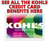 Kohls Credit Card- How It Works And Benefits!