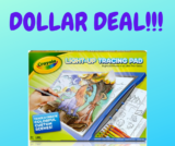 Crayola Light Up Tracing Pad ONLY A DOLLAR!!!  RUN!