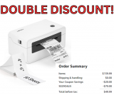 Thermal Shipping Label Printer Double Discount!