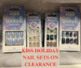 KISS HOLIDAY NAIL SETS ON CLEARANCE