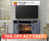 Freestanding Electric Fireplace TV Stand 79% OFF – WILL SELL OUT!