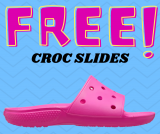 FREE Classic Crocs Slide! RUNNN!