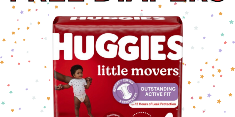 FREE 22 Count of Huggies Movers Diapers!