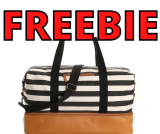 RUN! FREE STRIPPED WEEKENDER BAG!