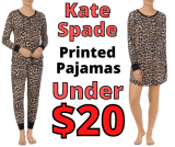 Kate Spade Animal Print Pajamas Under $20!