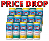 CLOROX WIPES MASSIVE STOCK UP ON A FULL CASE!