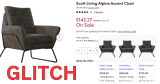 Scott Living Alpine Accent Chair Is GLITCHING At Wayfair