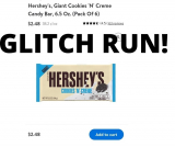 Hershey’s Cookies N Cream Giant Candy Bar Glitch!