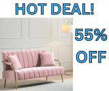 Upholstered Loveseat Now 55% Off!