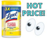 Lysol Disinfecting Wipes ONLY $2 at PetSmart!