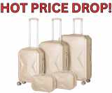 Hikolayae Crossroad Collection Hardside Spinner Luggage Sets Hot Price Drop!