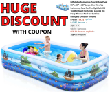 Inflatable Kiddie Pool HUGE Savings with Coupon