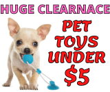 Dog Toys On Clearance Under $5!