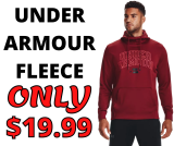 Under Armour Fleece HUGE SAVINGS!