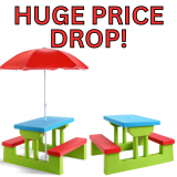 Costway Kids Picnic Table Huge Price Drop at Walmart!