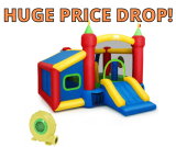 Inflatable Bounce House Kids Slide Jumping Castle with Ball Pit HUGE PRICE DROP!