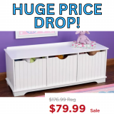 KidKraft Nantucket Storage Bench Huge Price Drop!