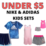 NIKE AND ADIDAS SALE – UNDER $5 KIDS SETS
