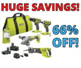 Ryobi  5-Tool Combo Kit BIG SAVINGS at Home Depot!