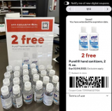 FREE Purell Hand Sanitizers at Staples