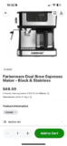 Farberware Dual Brew Espresso Maker Instacart GLITCH!