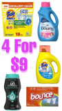 $9 FOR 4 ITEMS OF LAUNDRY CARE