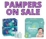 Pampers Diapers And Wipes ON SALE – STOCK UP DEALS