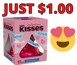 HERSHEY’S KISSES Valentine’s Day ONLY $1