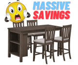 Jefferson Counter Height Dining Set HUGE DISCOUNT!