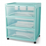 Mainstays 3 Drawer Wide Mint Storage Cart Only $7!!