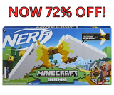 NERF Minecraft Motorized Blaster Bow Now 72% Off!