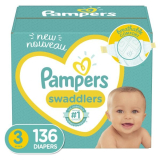 Pampers Swaddlers Diapers 136 ct Only $2.50 On Sale At Walmart