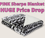 PINK Sherpa Blanket HUGE Price Drop!