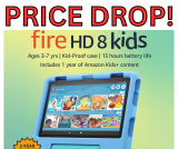 Amazon Fire HD 8 Kids Tablet PRICE DROP!!