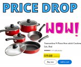 Tramontina 9-Piece Non-stick Cookware Set – BIG PRICE DROP!