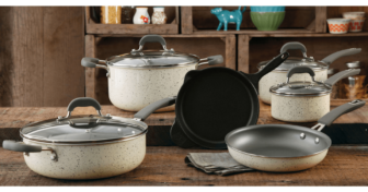 WHOA! Pioneer Woman 10-PC Pre-Seasoned Cookware Set — $25!! (WAS $99)