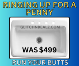 Cast Iron Kitchen Sink Only A PENNY (Was $499) RUN YOUR BUTTS!