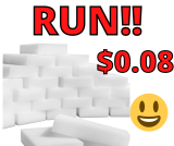 Magic Cleaning Sponge Eraser ONLY $0.08!! RUN!