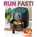 GO GO GO! Air Fryer Only $4.95 SHIPPED From Walmart!