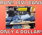 Levi Jeans On Sale!  RUN! ONLY $1.00 at Walmart!