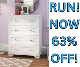 Essex Wide 4 Drawer Dresser Now 63% Off!