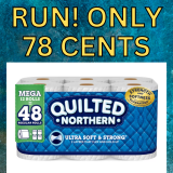 Quilted Northern Only 78 Cents Per Pack GO GO GO!