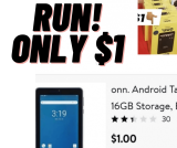 Onn Tablet Only $1 at Walmart! (Was $77!)