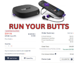 RUN!!! ROKU AT BLACK FRIDAY PRICE PLUS STACKING COUPON!