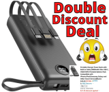 Portable Charger Power Bank Double Discount Deal!