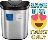 Insignia Double Side Automatic Trash Can BIG SAVINGS Today Only!